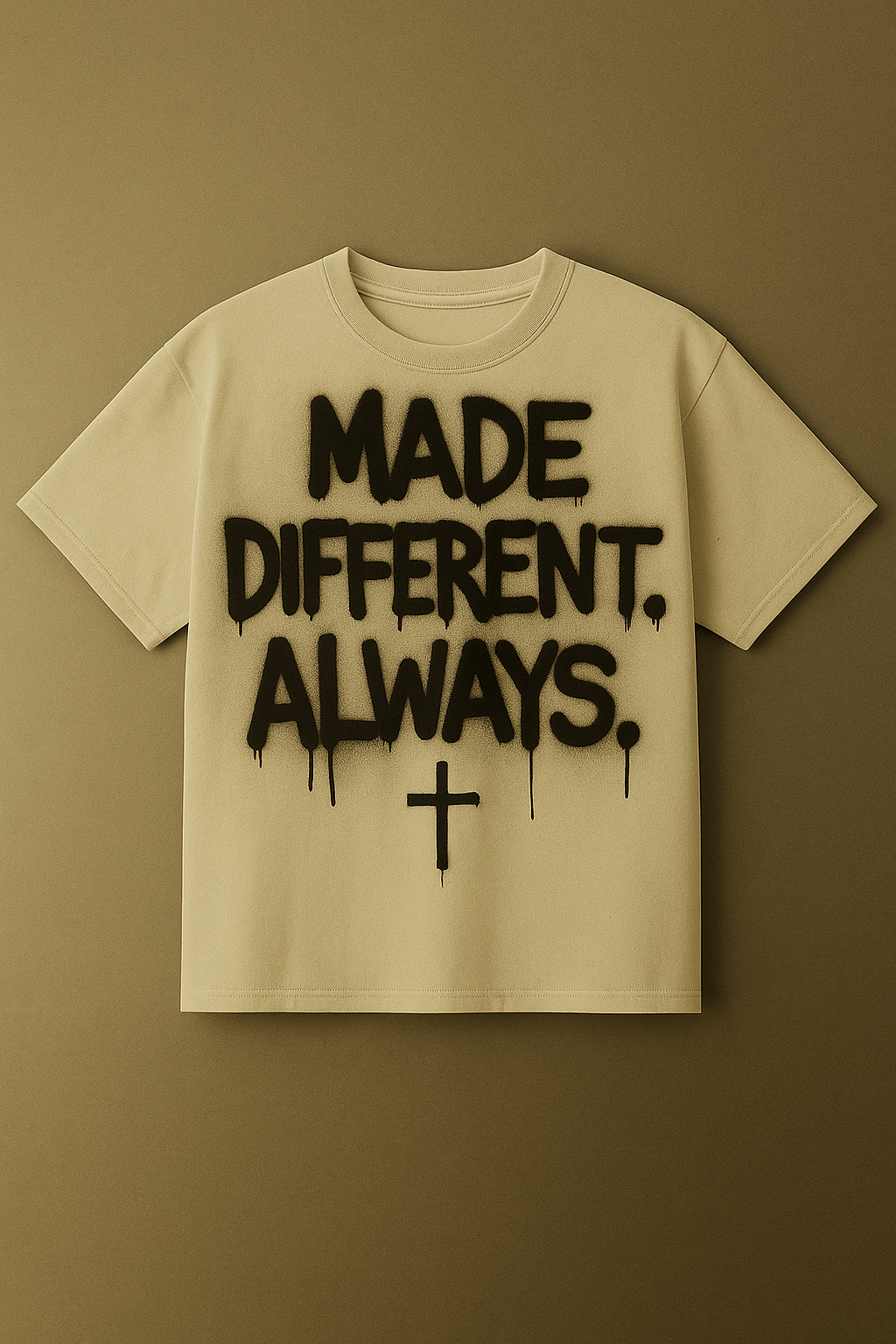 MADE DIFFERENT. ALWAYS. — Faith Tee (Regular Fit)