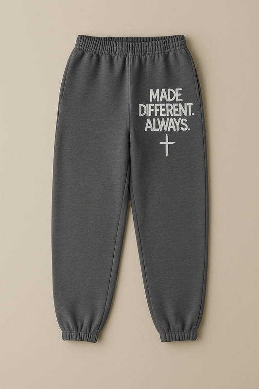 MADE DIFFERENT. ALWAYS. — Spray Joggers (Steel Grey)
